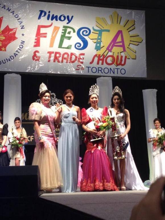 Lovi Poe with Ms Philippines Canada winners