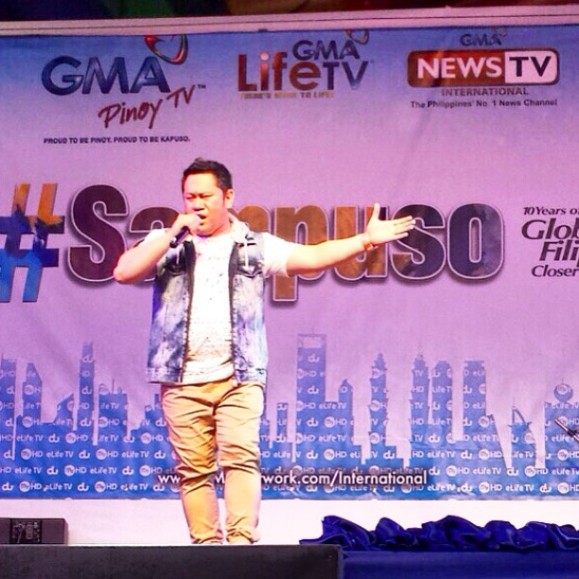 Betong Sumaya Jr. performs onstage